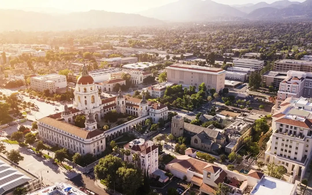 Downtown Pasadena, California, the home of CalTech