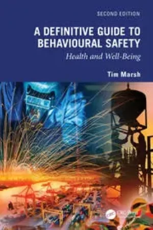 Tim Marsh - A Definitive Guide To Behavioural Safety: Health And Well-Being book cover