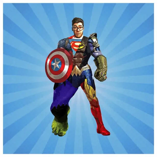 Aaron Simmonds - The Silliest Superest Heroest podcast cover