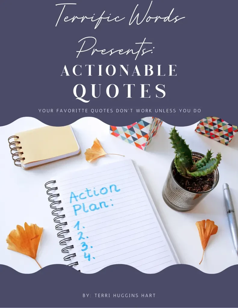 Terri Huggins - Actionable Quotes book cover