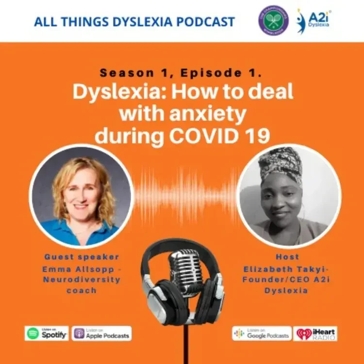 Emma Allsopp - Dyslexia: How To Deal With Anxiety During COVID 19 book cover