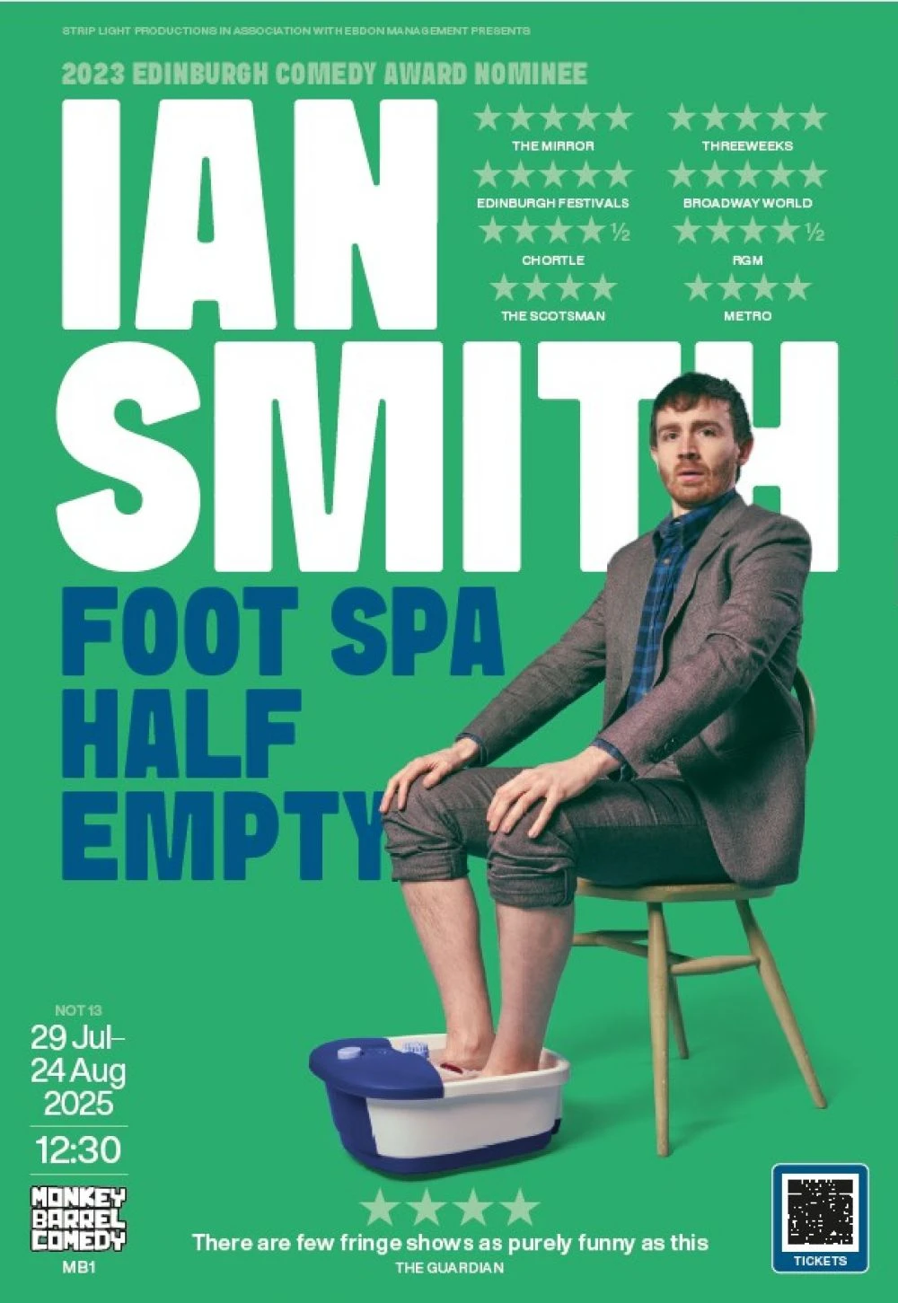 Ian Smith - Foot Spa Half Empty tour poster