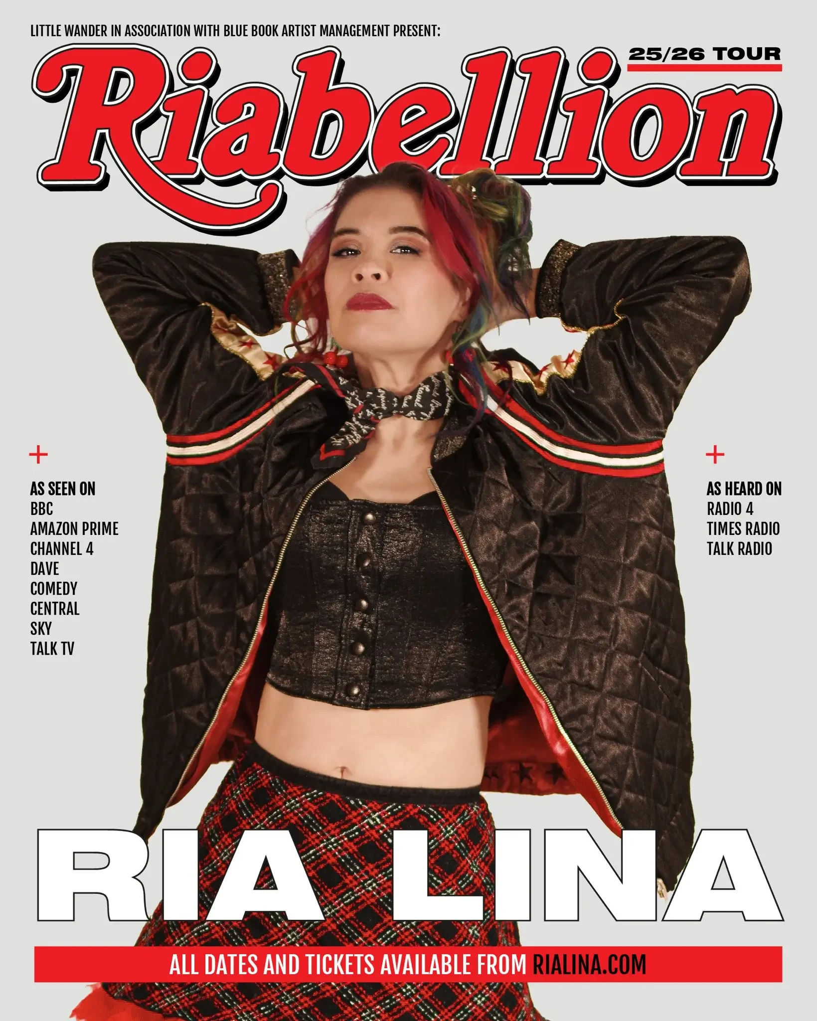 Ria Lina - Riabellion Tour book cover