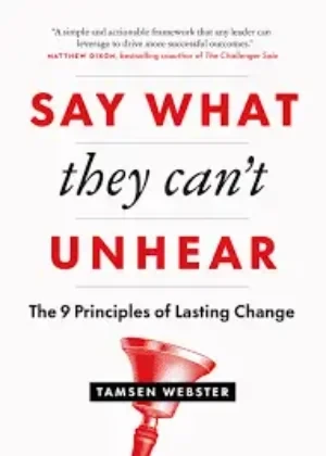 Tamsen Webster - Say What They Can't Unhear book cover