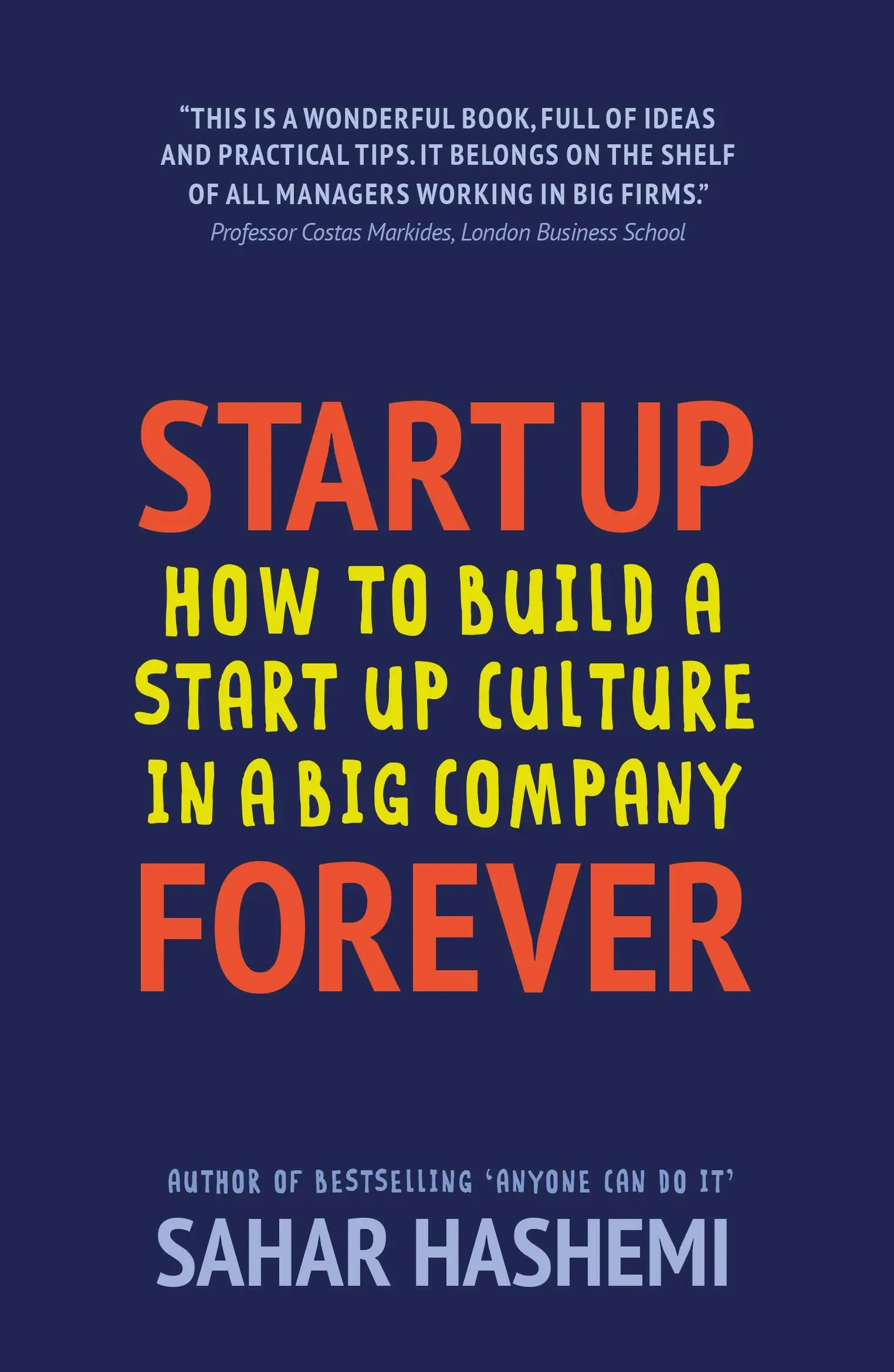 Sahar Hashemi - Start Up Forever book cover