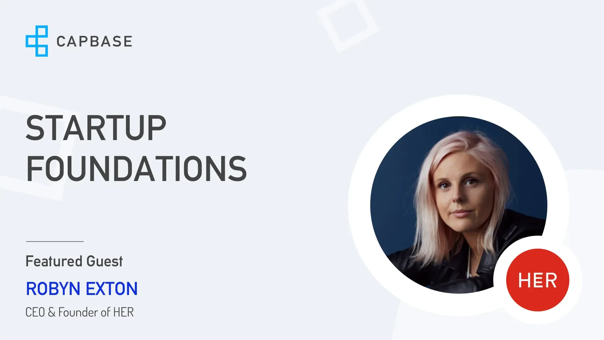 Robyn Exton - Startup Foundations podcast cover