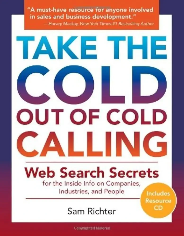 Sam Richter - Take the Cold Out of Cold Calling book cover