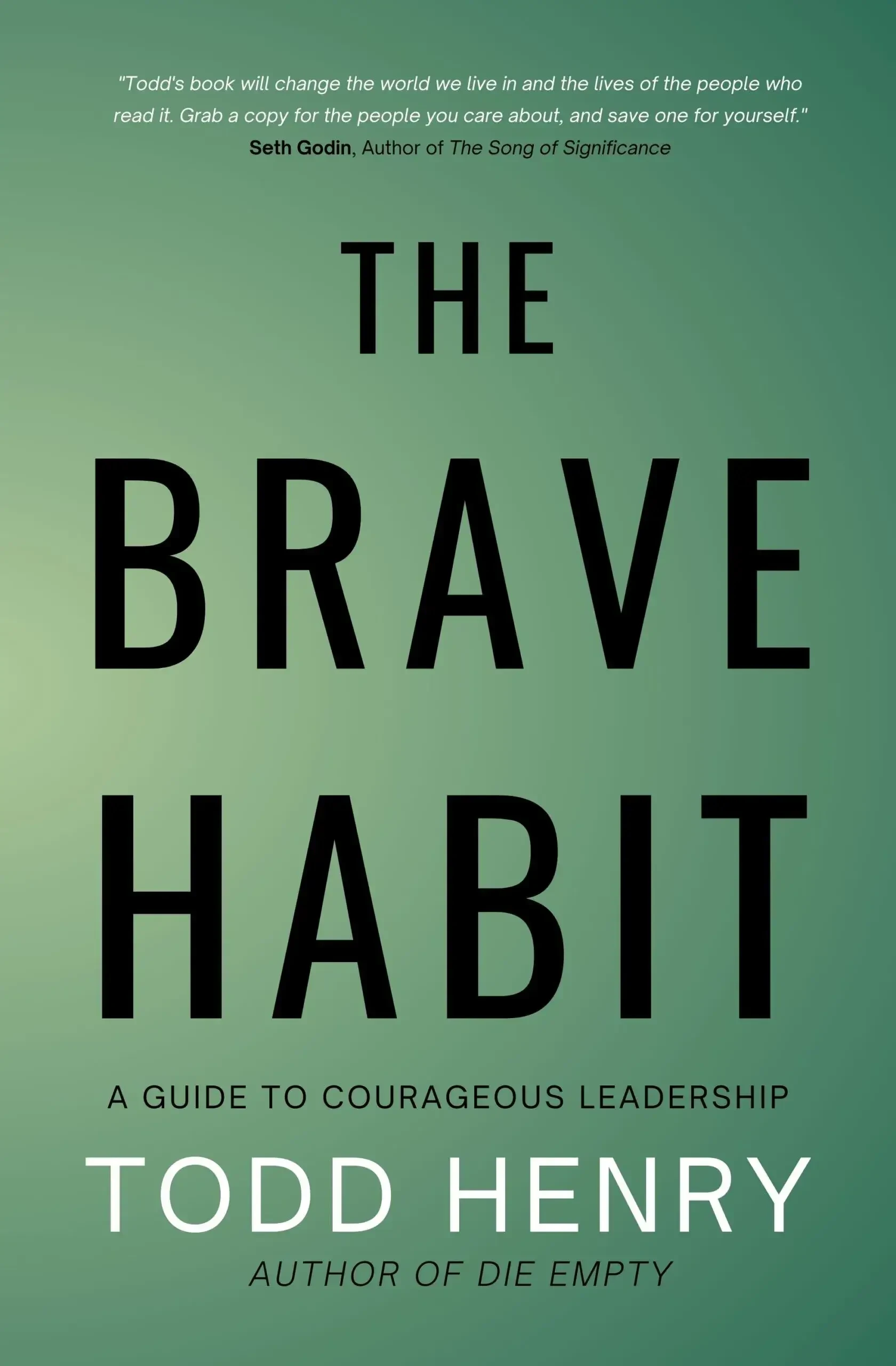 Todd Henry - The Brave Habit book cover