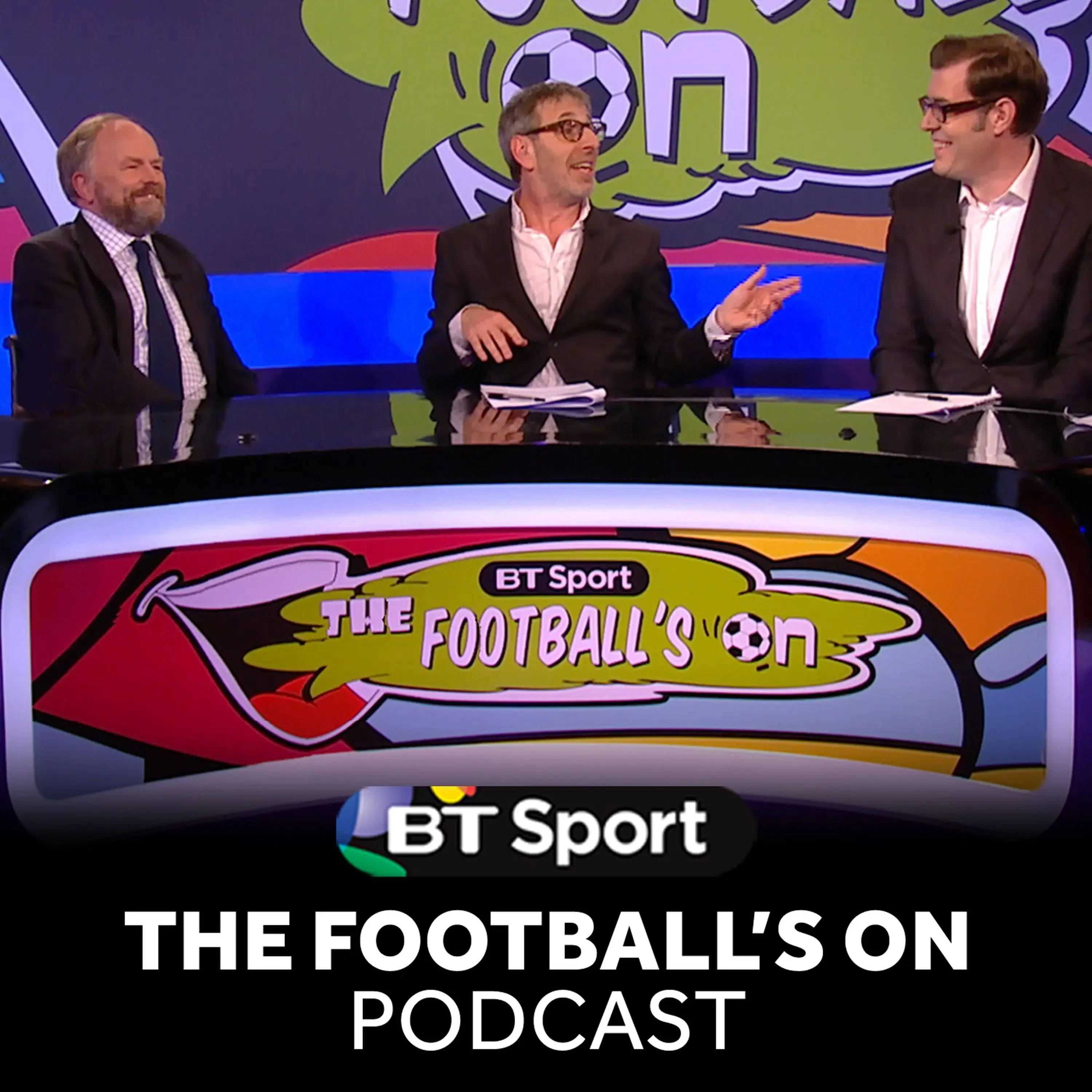 Ian Stone - The Football's On podcast cover