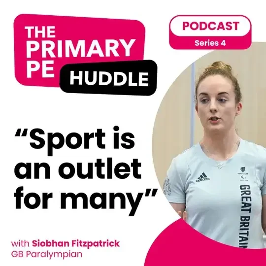 Siobhán Fitzpatrick - The Primary PE Huddle Podcast : Sport Is An Outlet For Many podcast cover