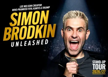 Simon Brodkin - Unleashed tour poster