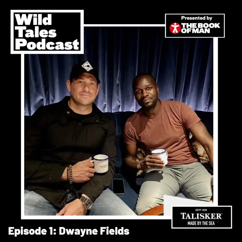 Dwayne Fields - Jason Fox's "Wild Tales" podcast cover